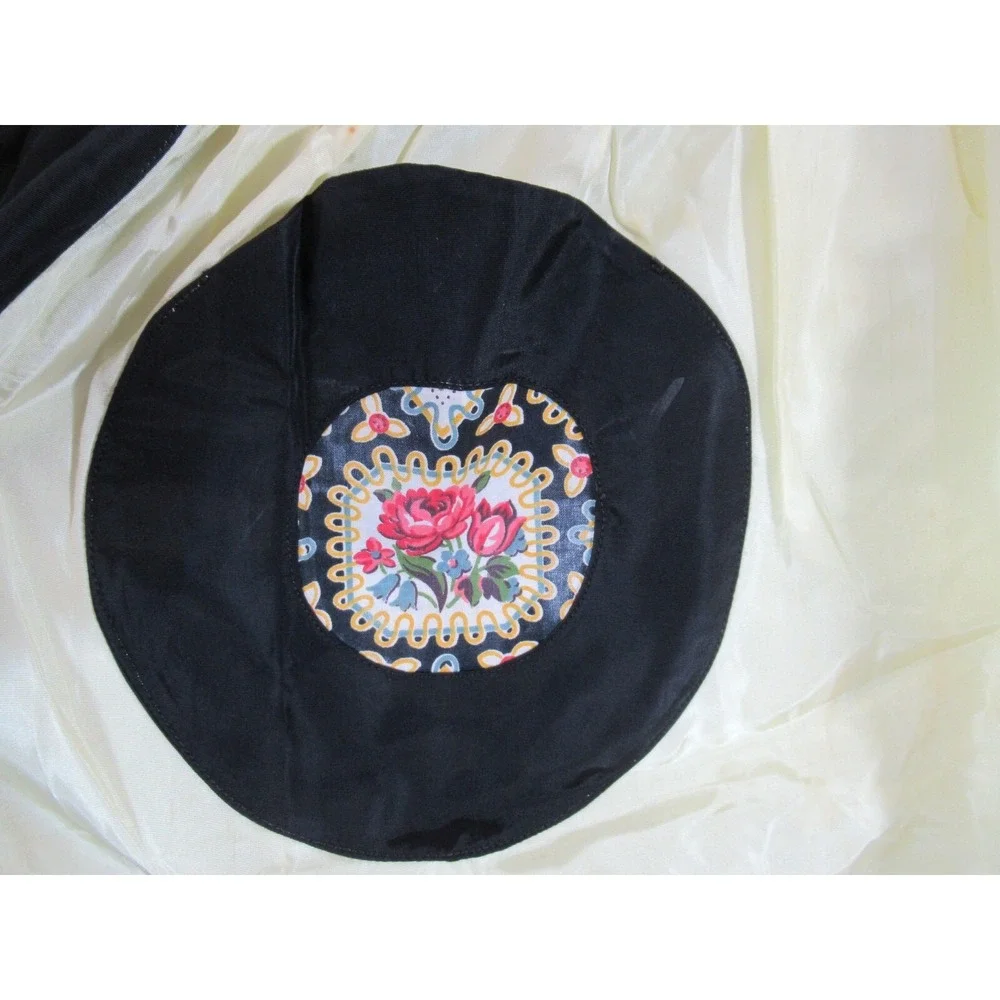 Vintage Half Hostess Apron Lot Satin Sheer Flocked Crochet Butterfly